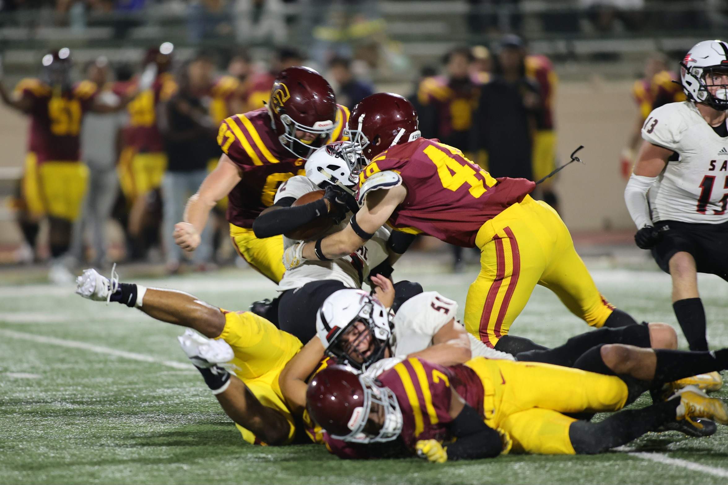 GCC Football battles but falls to Santa Ana 17-7 Sept. 16