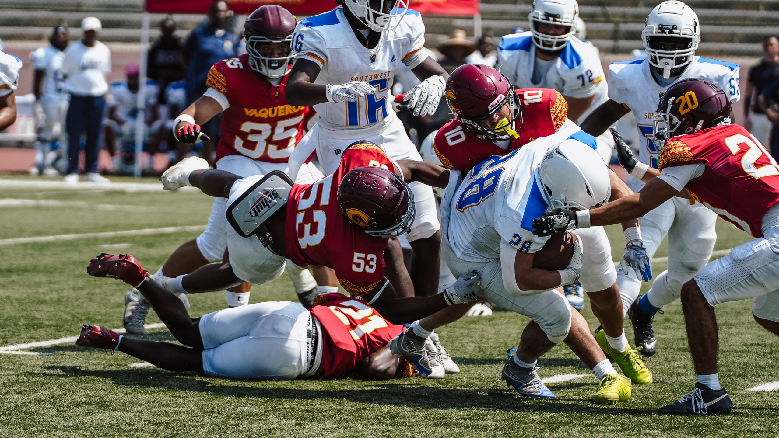 Vaqueros Dominate LA Southwest in 49&ndash;9 Win