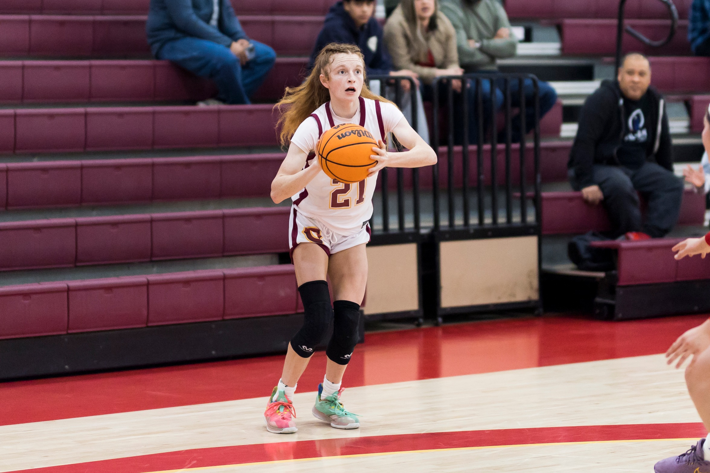 Malia Ulery led GCC with 23 points in 77-51 over College of the Canyons Jan. 27 to improved to 6-0 in WSC South and 18-2 overall.