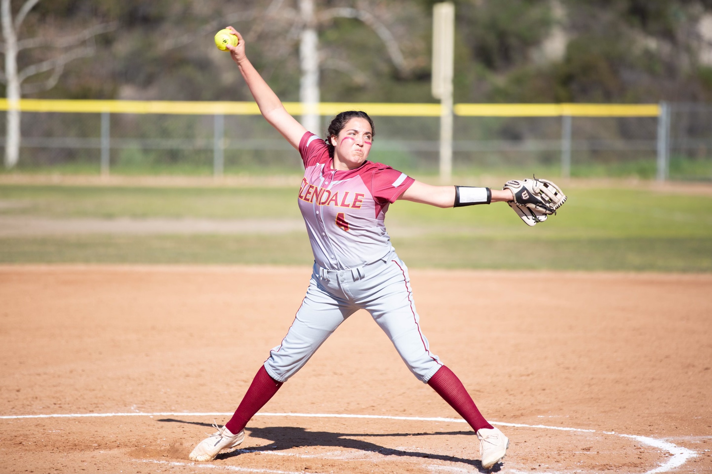 Sierra Ruvalcaba tosses a no-hitter to highlight a 10-0 win over Cuesta Jan. 28 in the David "Hawk" Wilder Tournament