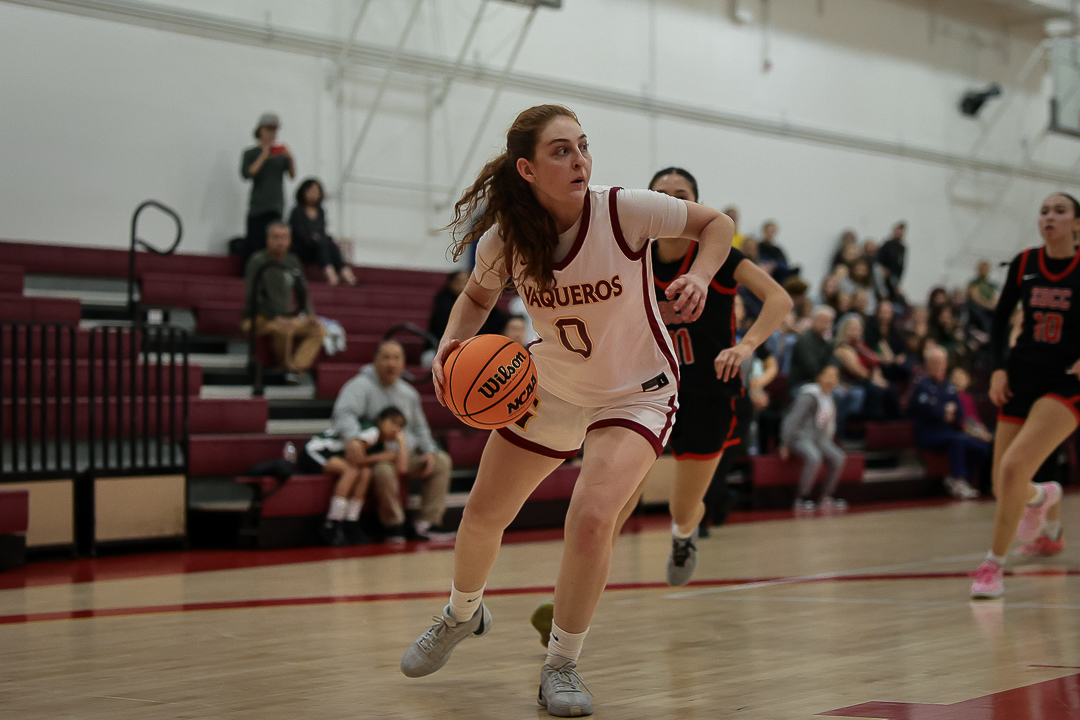 GCC WBB beat West L.A. 64-42 College Feb. 7 for 16th straight win to improve to 9-0 in conference play and 21-2 overall