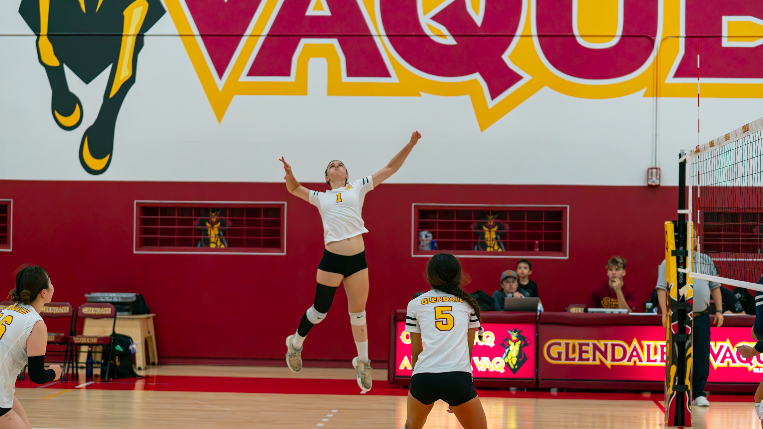 Glendale Battles Hard But Falls to Bakersfield in Straight Sets